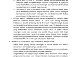 Penerimaan Siswa Baru Telah selesei