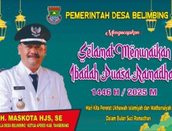 H.Maskota HJS.SE Kepala Desa,Sekretaris,Kasie Dan Staf Desa Belimbing.Kecamatan Kosambi Kabupatem Tangerang Mengucapkan