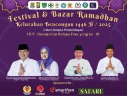 Dalam Rangka Hut Kecamatan Kelapa Dua,Kelurahan Bencongan Indah Adakan Festival Bazar Ramadhan Di Stadion Mini