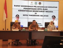 Rakor Bersama Kemensetneg, Sekda Tangsel Harapkan Semua Stakeholder Sukseskan MBG