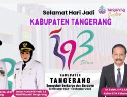 Ketua Koordinator Olahraga Kecamatan (KOK) Kecamatan Kelapa Dua Kabupaten Tangerang Mengucapka