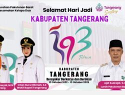 Pemerintah Kelurahan Kecamatan Kelapa Dua Kabupaten Tangerang Mengucapkan