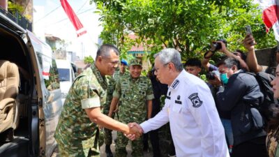 Benyamin Dampingi Wakil Panglima TNI Tinjau Pembangunan Gerai Koperasi Merah Putih di Tangsel