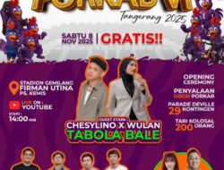 H.Moch.Maesyal Rasyid Bupati Tangerang Akan Buka Porkab VI Di Stadion Mini Pasar Kamis