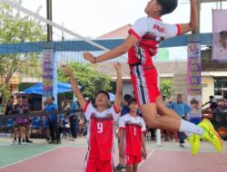 Kecamatan Kelapa Dua Raih Juara Pertama Turnamen Bola Voli Sektor Putra Dalam Bupati Cup 2025